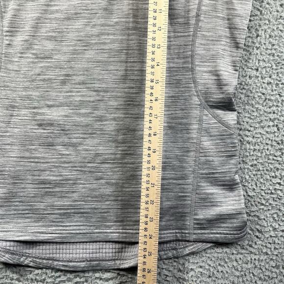 OUTDOOR RESEARCH 1/4 ZIP WOMENS MEDIUM GRAY HEATHERED TECH GRID FLEECE HIKING - Picture 10 of 10